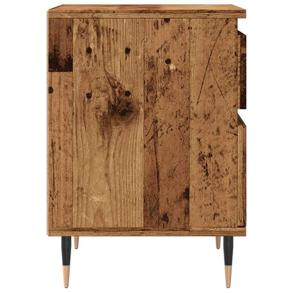 Mesa de cabeceira 40x35x50 cm derivados madeira madeira velha