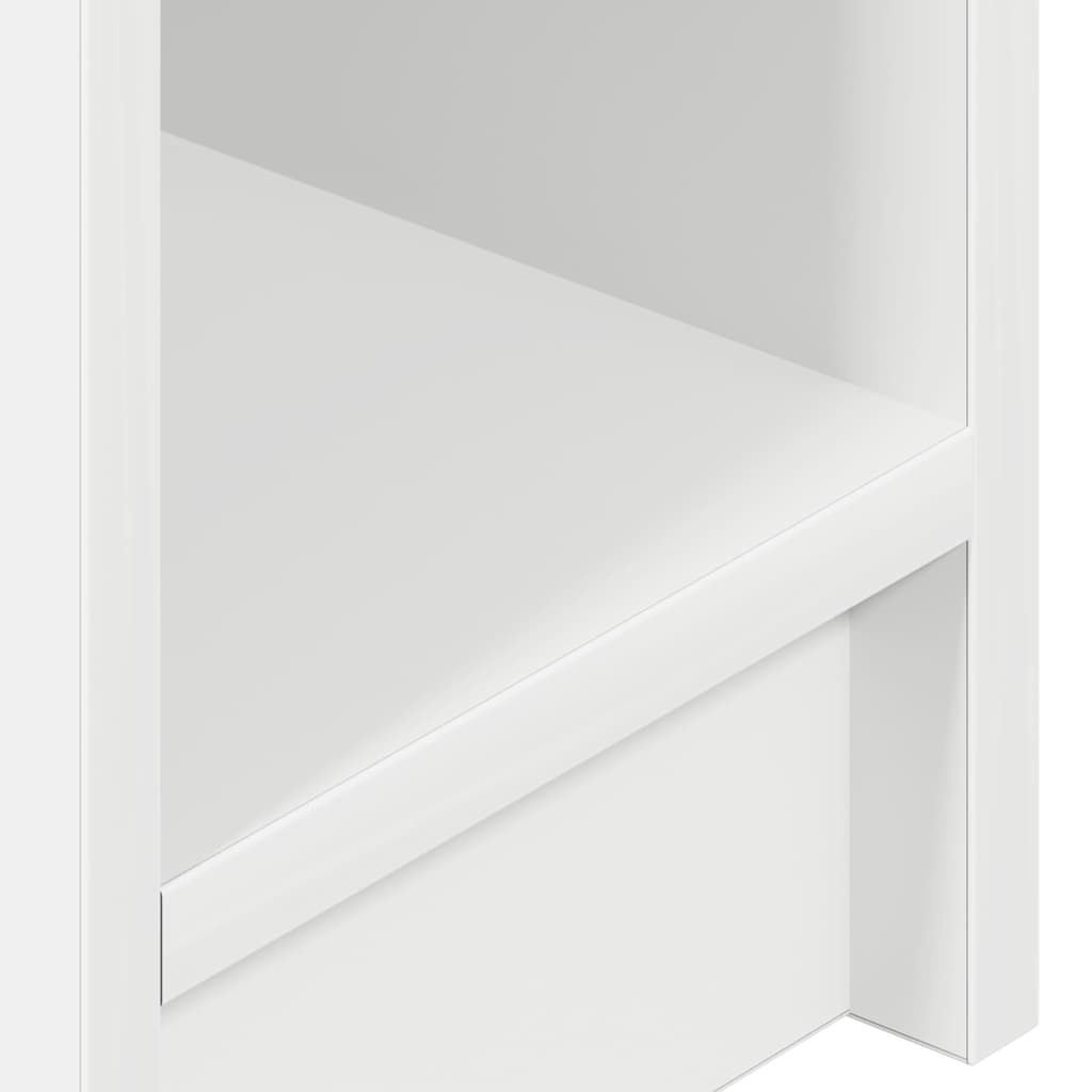 Mesa de cabeceira com gaveta 20x36x60 cm branco