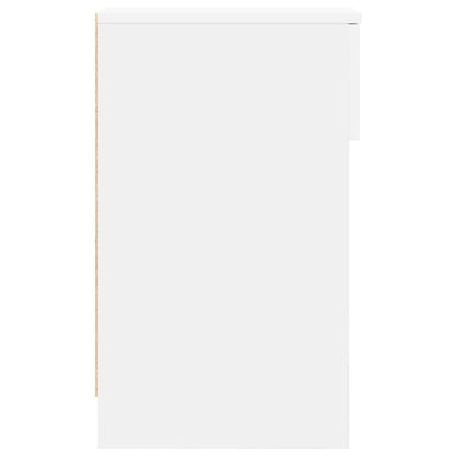 Mesas de cabeceira com gaveta 2 pcs 20x36x60 cm branco