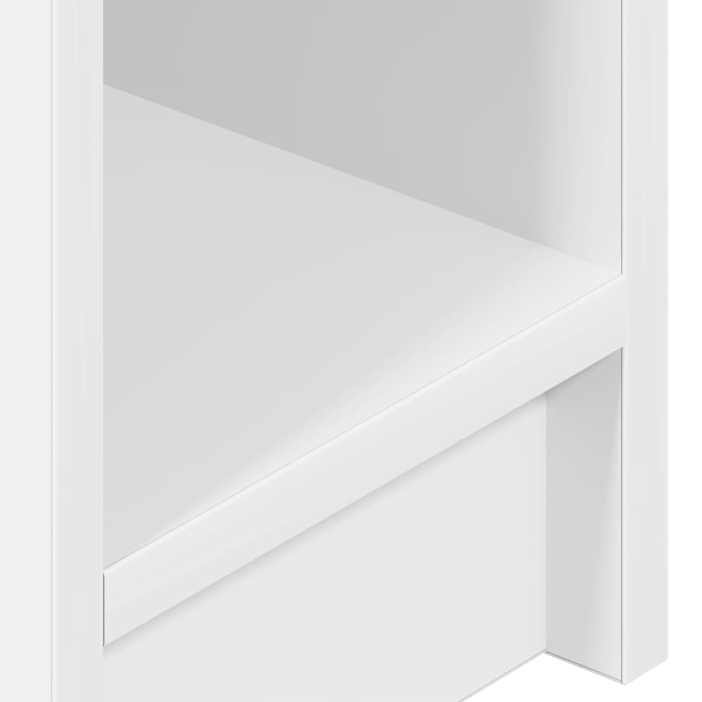 Mesas de cabeceira com gaveta 2 pcs 20x36x60 cm branco