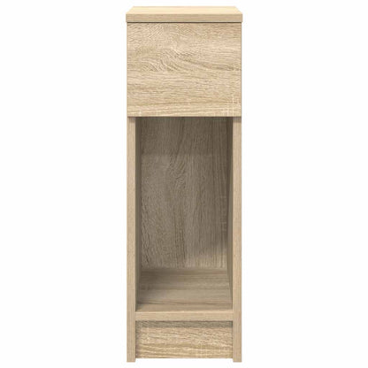 Mesa de cabeceira com gaveta 20x36x60 cm carvalho sonoma