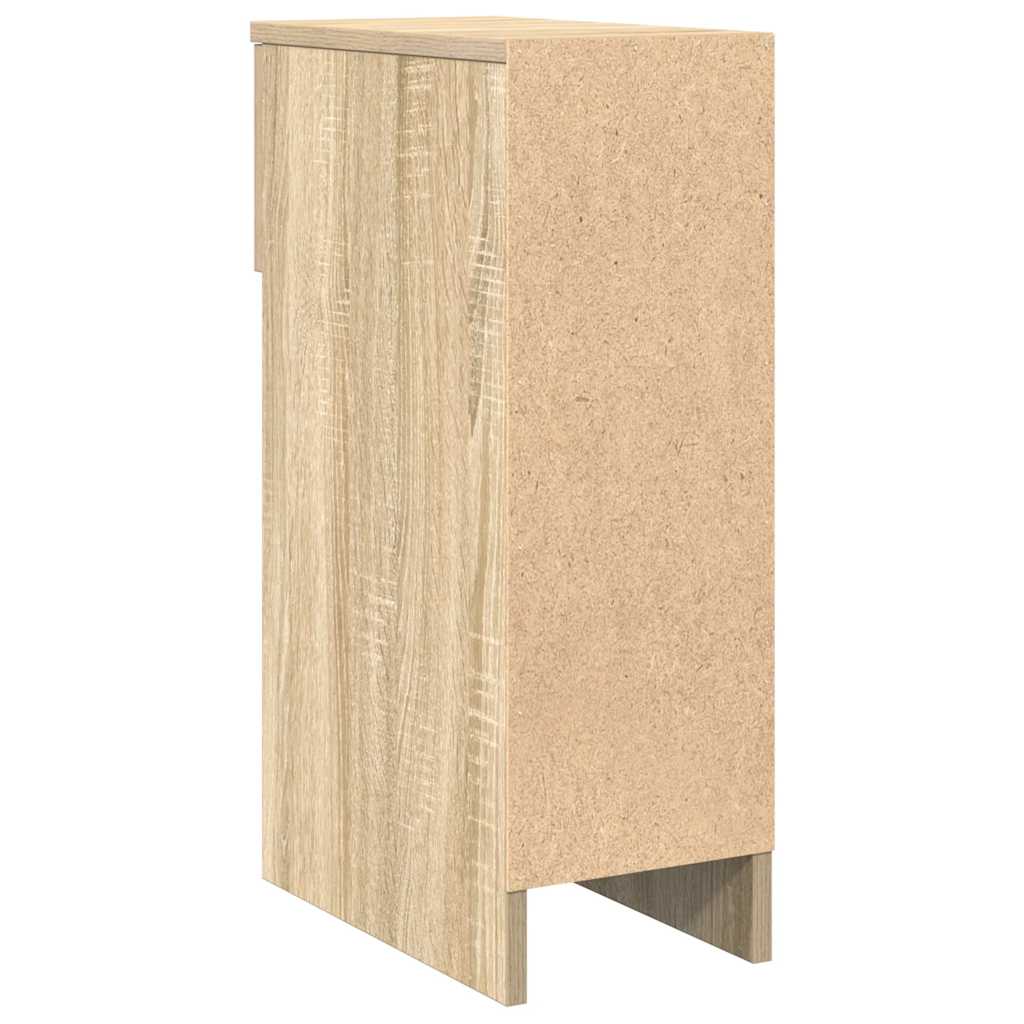 Mesa de cabeceira com gaveta 20x36x60 cm carvalho sonoma