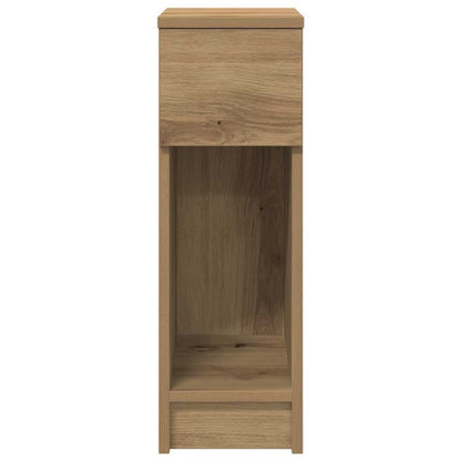 Mesa de cabeceira com gaveta 20x36x60 cm carvalho artisiano