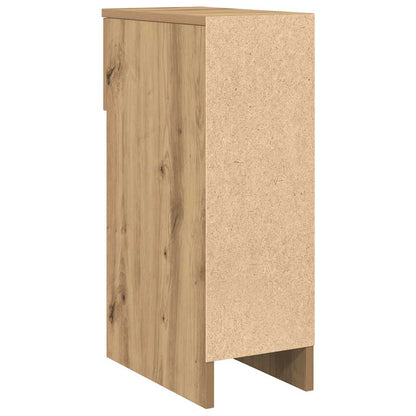 Mesas de cabeceira c/ gaveta 2pcs 20x36x60cm carvalho artisiano