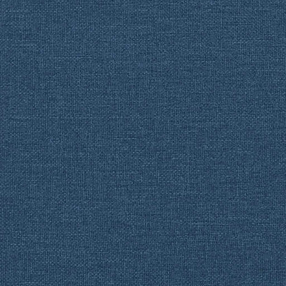 Sofá modular com almofadas tecido azul