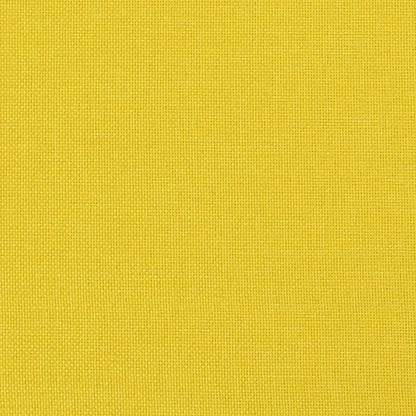 Sofá modular com almofadas tecido amarelo-claro
