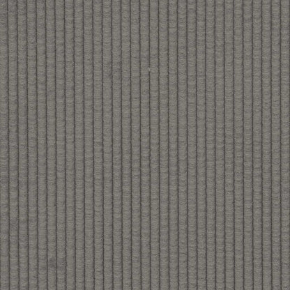 Sofá modular com almofadas tecido corduroy cinzento-claro