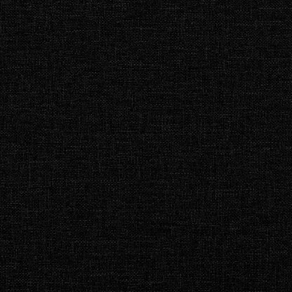 Sofá modular com almofadas tecido preto