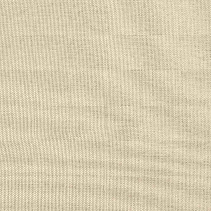 Sofá modular com almofadas tecido creme