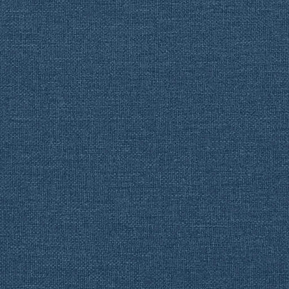 Sofá modular com almofadas tecido azul
