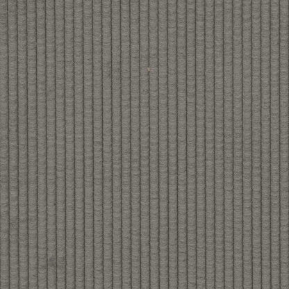 Sofá modular c/ pufes almofadas tecido corduroy cinzento-claro