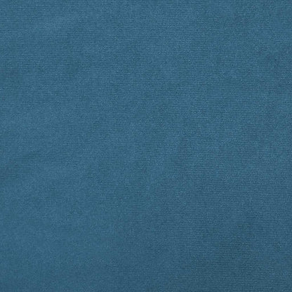 Sofá modular com almofadas veludo azul
