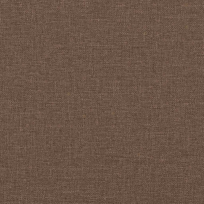 Sofá de 2 lugares marrom 140 cm tecido