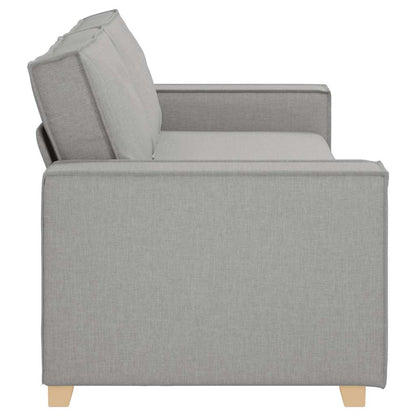 Sofá de 3 lugares cinza nuvem 180 cm tecido