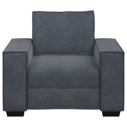 Poltrona 60 cm veludo verde-escuro