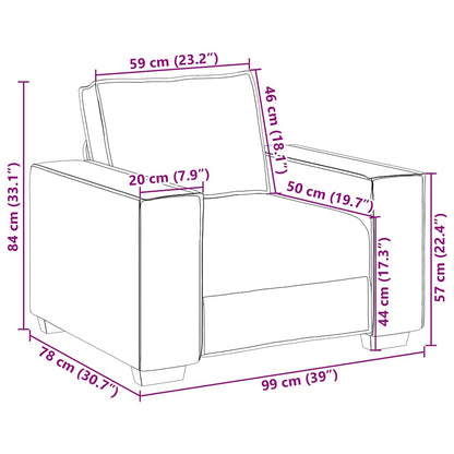 Poltrona 60 cm veludo rosa
