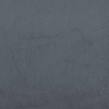 3-seater sofa 180 cm dark grey velvet