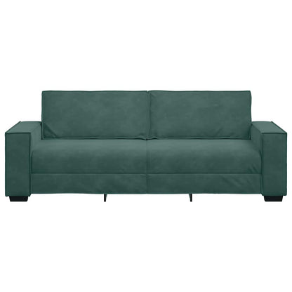3-seater sofa 180 cm dark green velvet
