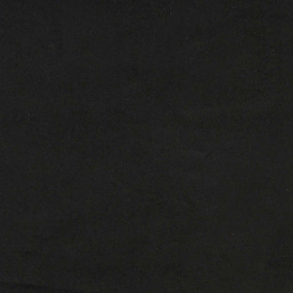 3-seater sofa 180 cm black velvet