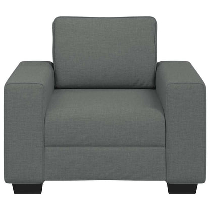 Poltrona 60 cm tecido cinzento-escuro