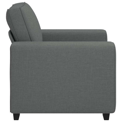 Poltrona 60 cm tecido cinzento-escuro
