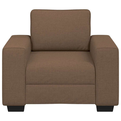 Poltrona 60 cm tecido castanho