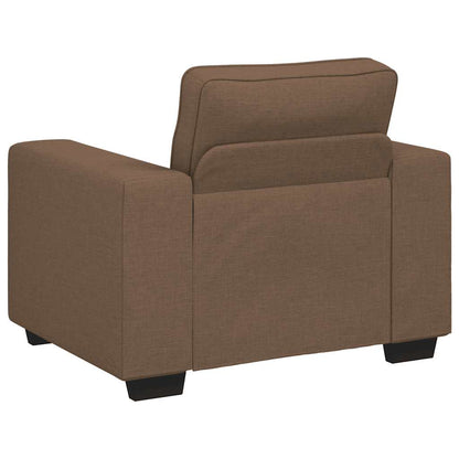 Poltrona 60 cm tecido castanho