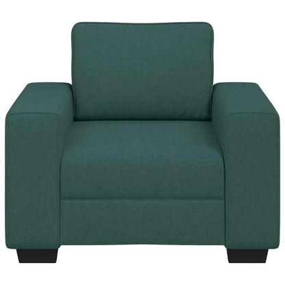 Poltrona 60 cm tecido verde-escuro
