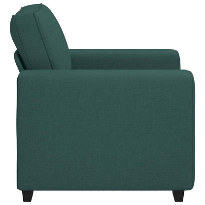 Poltrona 60 cm tecido verde-escuro