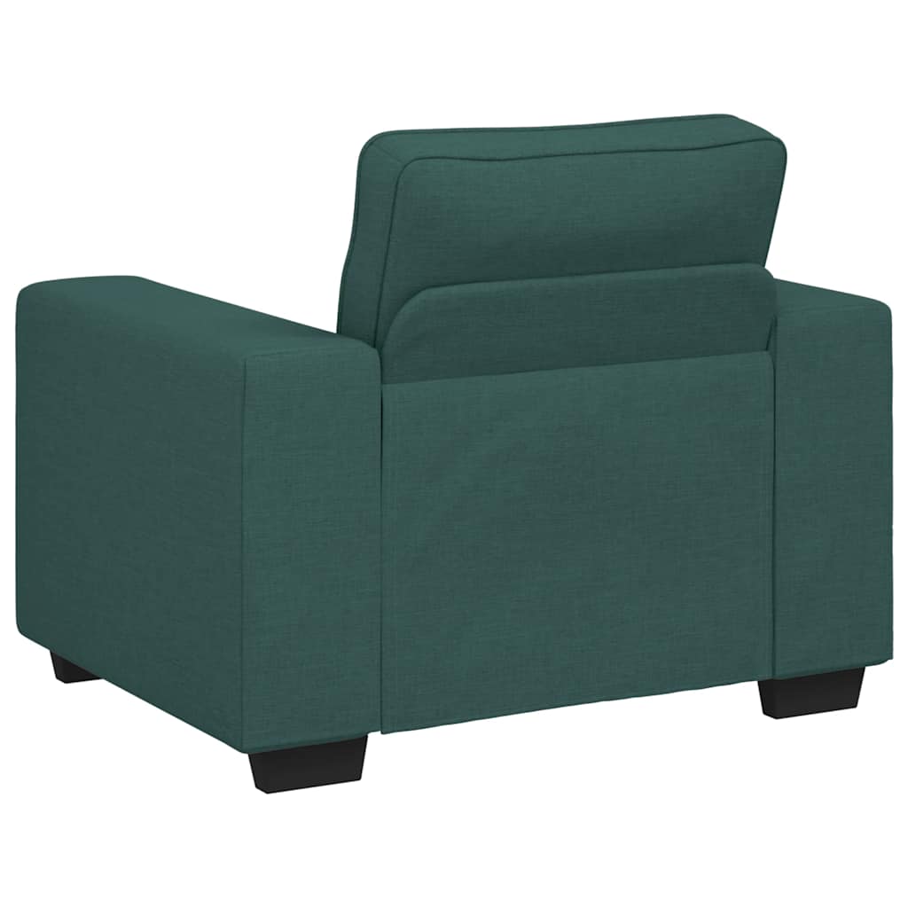 Poltrona 60 cm tecido verde-escuro