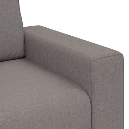 Poltrona tecido 60 cm cinzento-acastanhado