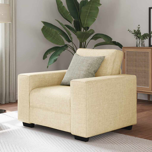 Poltrona 60 cm tecido cor creme