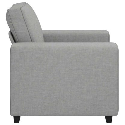 Poltrona 60 cm tecido cinzento nuvem