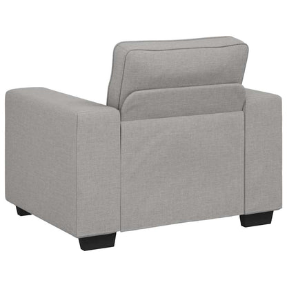 Poltrona 60 cm tecido cinzento nuvem
