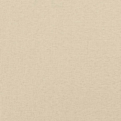 Sofá de 2 lugares tecido 120 cm cor creme