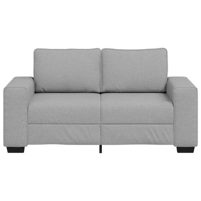Sofá de 2 lugares 120 cm tecido cinzento nublado