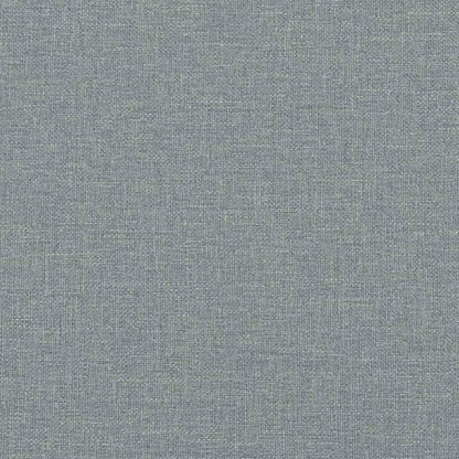 Sofá de 2 lugares em tecido 140 cm cinzento-claro
