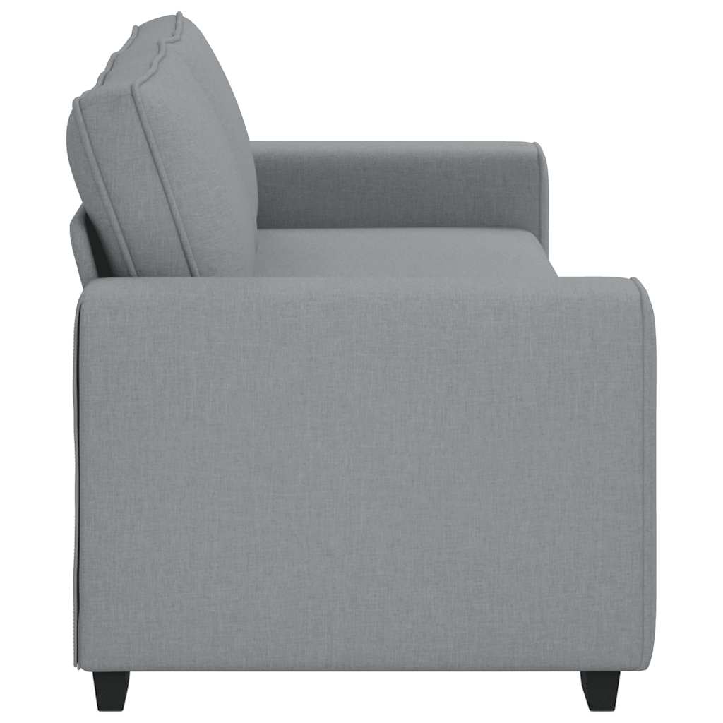 3-seater sofa 180 cm light grey fabric
