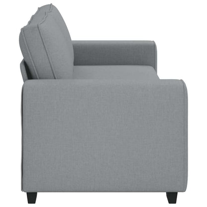3-seater sofa 180 cm light grey fabric