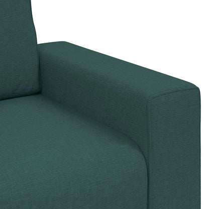 3-seater sofa 180 cm dark green fabric