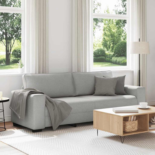 3-seater sofa 180 cm in cloudy grey fabric