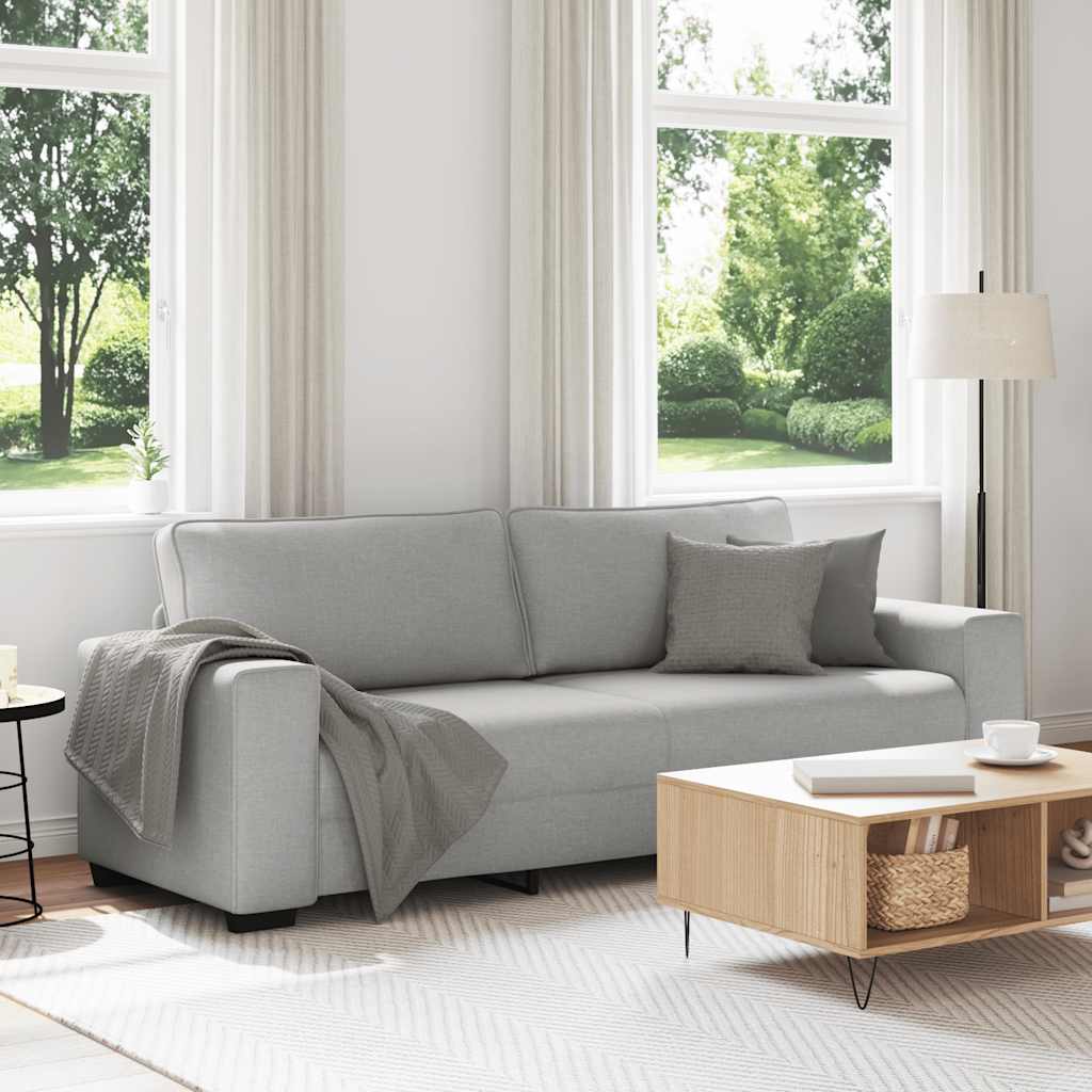 3-seater sofa 180 cm in cloudy grey fabric