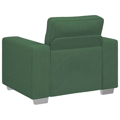 Poltrona 60 cm tecido corduroy verde selva