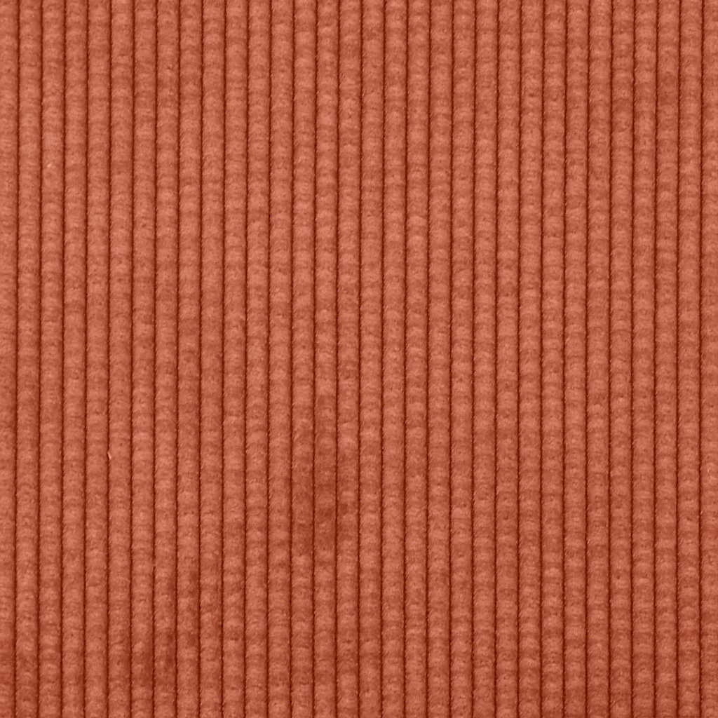 Poltrona 60 cm tecido corduroy laranja vermelho