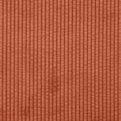Poltrona 60 cm tecido corduroy laranja vermelho