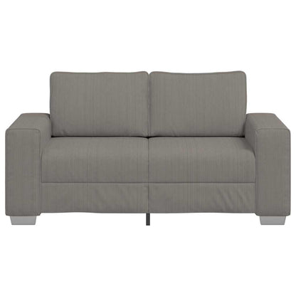 Sofá-luvas 120 cm tecido corduroy cinzento-claro