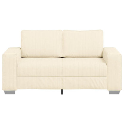 Sofá-luvas 120 cm tecido corduroy creme