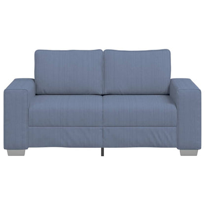 Sofá-luvas 120 cm tecido corduroy azul