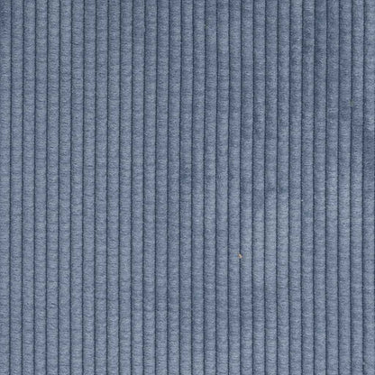 Sofá-luvas 120 cm tecido corduroy azul