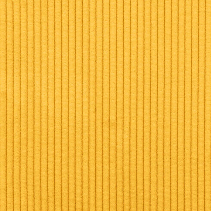 Sofá-luvas 120 cm tecido corduroy amarelo-claro